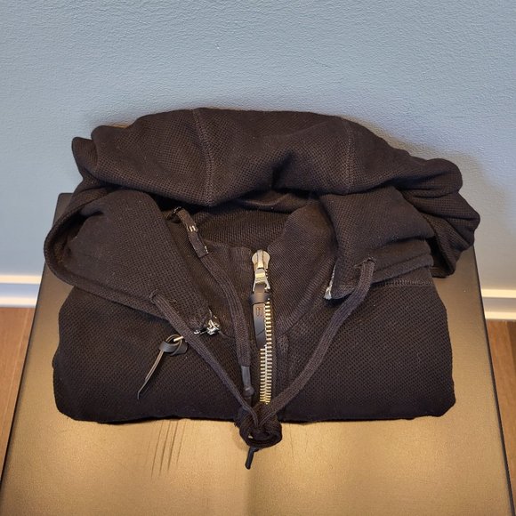 11 by Boris Bidjan Saberi men's drawstring hoodie with zipper pockets and hood - Picture 4 of 6